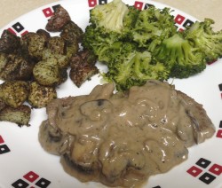 Mushroom-Sherry Cube Steak