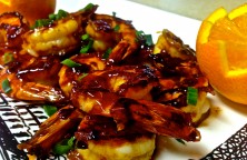 Sweet Asian Sriracha Shrimp