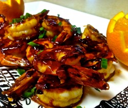 Sweet Asian Sriracha Shrimp